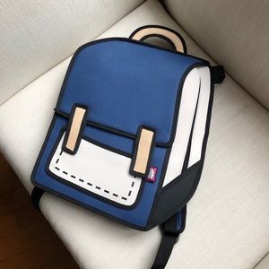 Jump from Paper Blue Spaceman Backpack